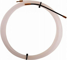 Протяжка кабельная(мини УЗК в бухте) Rexant 47-1005-1 , 5 м нейлон, d=3 мм, латунный наконечник, заглушка от Водопад  фото 1