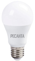 Лампа светодиодная Ресанта LL-R-A60-13W-230-3K-E27 (груша, 13Вт, тепл., Е27) от Водопад  фото 1