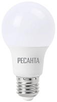 Лампа светодиодная Ресанта LL-R-A60-7W-230-3K-E27 (груша, 7Вт, тепл., Е27) от Водопад  фото 1