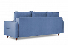 Диван Finsoffa FOLDE, Flip-out 3БК с подушками, синий от Водопад  фото 4