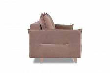 Диван Finsoffa WELLS, Flip-out 3БК с подушками, коричневый от Водопад  фото 4