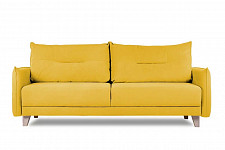 Диван Finsoffa WELLS, Flip-out 3БК с подушками, желтый от Водопад  фото 2