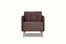 Кресло Finsoffa DINN, Lounge 1, коричневое от Водопад  фото 1