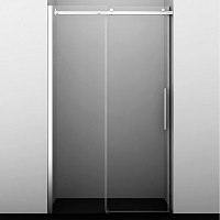 Душевая дверь Wasserkraft Alme 15R31 1400х2000, прозрачное стекло, профиль серебро от Водопад  фото 1