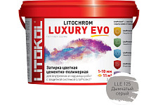 Затирка LITOCHROM LUXURY EVO, цвет LLE 125 дымчатый серый от Водопад  фото 1