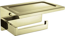 Держатель для туалетной бумаги Boheme New Venturo 10311-G, золото от Водопад  фото 1