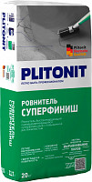 Смесь Plitonit СуперФиниш Н005551 ровнитель быстротвердеющий самовыравнивающийся суперфинишный, 20 кг от Водопад  фото 1