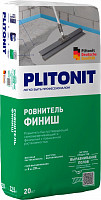 Смесь Plitonit Финиш Н005921 ровнитель быстротвердеющий самовыравнивающийся финишный, 20 кг от Водопад  фото 1