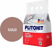 Затирка Plitonit Colorit Н006093 между всеми типами плитки (1,5-6 мм) какао, 2 кг от Водопад  фото 1