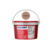 Затирка Plitonit COLORIT Premium 8268 биоцидная (0,5-13 мм) коричневая, 2 кг от Водопад  фото 1