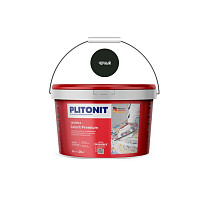 Затирка Plitonit COLORIT Premium 8086 биоцидная (0,5-13 мм) чёрная, 2 кг от Водопад  фото 1