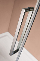Душевая дверь Cezares Stylus-M STYLUS-O-M-BF-1-150-C-Cr 150х195, стекло прозрачное, профиль хром от Водопад  фото 2