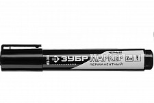 Пермаментный маркер Зубр МП-30006322-2 черный, 2 мм заостренный от Водопад  фото 1