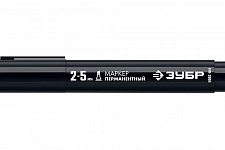 Пермаментный маркер Зубр МП-300К06323-2 черный, 2-5 мм клиновидный от Водопад  фото 1