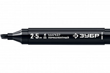 Пермаментный маркер Зубр МП-300К06323-2 черный, 2-5 мм клиновидный от Водопад  фото 2
