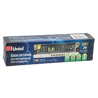 Блок питания Uniel UET-VAS-120B20 UL-00002431, 120 Вт, 24V IP20 металлический корпус от Водопад  фото 4