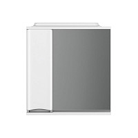 Зеркало со шкафчиком Am.Pm Like, левое, белый глянец от Водопад  фото 1