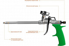Пистолет для монтажной пены Dexx Pro Metal 06868, металлический от Водопад  фото 2