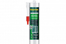 Герметик нейтральный силиконовый Kraftool KRAFTSIL "NEUTRAL" 300 мл, белый, туба от Водопад  фото 1