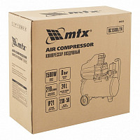 Компрессор воздушный MTX DC1500L/24, 58003, 1,5 кВт, 24 л, 210 л/мин от Водопад  фото 5