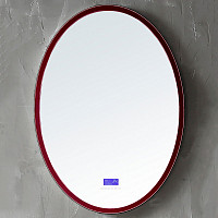 Зеркало Abber Stein AS6610R 55х75 см, для ванной с подсветкой, цвет красный от Водопад  фото 1