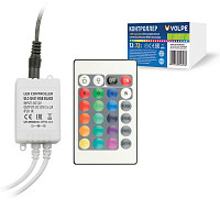 Контроллер Volpe ULC-Q431 RGB BLACK UL-00001113 для управления светодиодными 12V с пультом от Водопад  фото 1