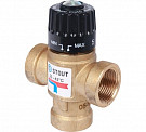 Клапан термостатический Stout SVM-0110-164320 смесительный для систем отопления и ГВС 3/4&quot; ВР 20-43°С KV 1,6 м3/ч