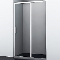 Душевая дверь WasserKRAFT Main 41S30 1300х2000, прозрачное стекло, профиль серебро от Водопад  фото 1