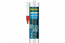 Герметик стекольный силиконовый Kraftool KRAFTSIL "AQUA STOP" 300 мл, прозрачный, туба от Водопад  фото 1