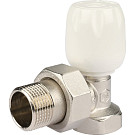 Клапан Stout 3/4&quot; ручной терморегулирующий, угловой, с неподъемным шпинделем