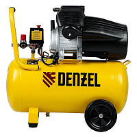 Компрессор Denzel DCV2200/50, 58167 воздушный прямой привод 2,2 кВт, 50 литров, 380 л/мин от Водопад  фото 2