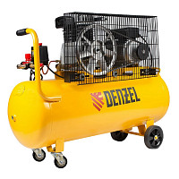 Компрессор Denzel BCI2300/100 58114 , воздушный ременный привод 2,3 кВт, 100 литров, 400 л/мин от Водопад  фото 1