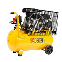 Компрессор Denzel BCI2300/50, 58113 воздушный ременный привод 2,3 кВт, 50 литров, 400 л/мин от Водопад  фото 1