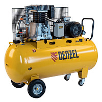 Компрессор Denzel BCI4000-T/200, 58124 воздушный ременный привод 4,0 кВт, 200 литров, 690 л/мин от Водопад  фото 1