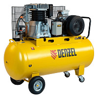 Компрессор Denzel BCI5500-T/200, 58128 воздушный ременный привод 5,5 кВт, 200 литров, 850 л/мин от Водопад  фото 1