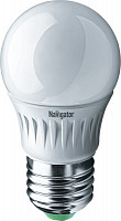 Лампа светодиодная Navigator 94477 NLL-P-G45-5-230-2.7K-E27 5 Вт, шар 2700 К, E 27, 330 Лм от Водопад  фото 1