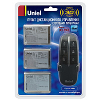 Пульт управления светом Uniel UCH-P004-G3-1000W-30M 07804, 3 канала, 3 приемных устройства в комплекте от Водопад  фото 1