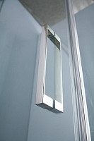 Душевая дверь Cezares Slider SLIDER-B-1-90/100-C-Cr (900-1000)х1950, стекло прозрачное, профиль хром от Водопад  фото 2
