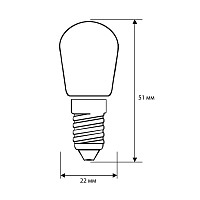 Лампа светодиодная Camelion 13154 LED2-T26/845/E14, 2 Вт, 220 В от Водопад  фото 2