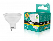 Лампа светодиодная Camelion 12041 LED5-S108/830/GU5.3, 5 Вт, 3000 К от Водопад  фото 1