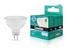 Лампа светодиодная Camelion 12042 LED5-S108/845/GU5.3, 5 Вт, 4500 К от Водопад  фото 1