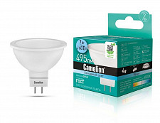 Лампа светодиодная Camelion 11657 LED7 JCDR/845/GU5.3, 7 Вт, 4500 К от Водопад  фото 1