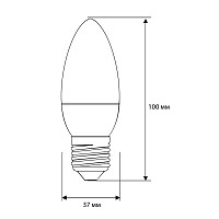 Лампа светодиодная Camelion 12078 LED7-C35/845/E27, 7 Вт, свеча, 4500 К от Водопад  фото 2