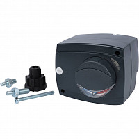 Электропривод Stout SVM-0005-230016 для смесительных клапанов, ход 90°, для пропорциональной регулировки, AC 24V время 60-90-120s, DC 0-10V от Водопад  фото 1