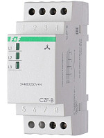 Реле контроля фаз Евроавтоматика F&F EA04.001.002 CZF-B, асимметрия 55 В, 2 модуля, монтаж на DIN-рейке от Водопад  фото 1