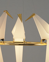 Светильник подвесной светодиодный Moderli V3071-3PL origami Birds 3*LED*6W от Водопад  фото 3