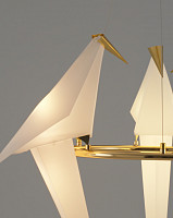 Светильник подвесной светодиодный Moderli V3071-3PL origami Birds 3*LED*6W от Водопад  фото 4