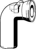 Отвод Viega для унитаза 90* с обратным клапаном от Водопад  фото 2