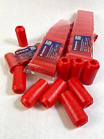 Пластиковая втулка для защиты среза теплоизоляции (красная для ГВС) Sankom 01RD10