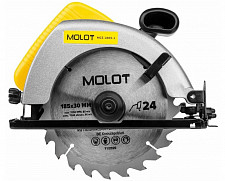 Пила циркулярная Molot MCS 1865-1 329138 1200 Вт, 185х30 мм, до 65 мм, в коробке от Водопад  фото 2